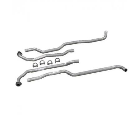 Corvette Front Exhaust Pipes, 2", 1963