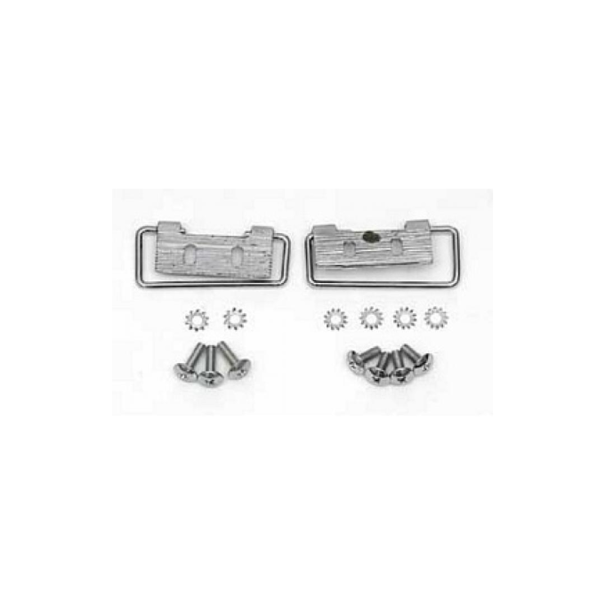 Corvette Convertible Top Bow Swing Latches, Rear, 1961-1962