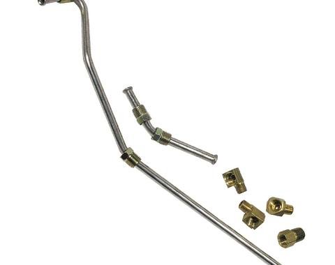 Corvette Gas Line, Stainless Steel Pump to Carb 300HP, 1963-1965