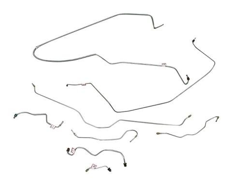 Corvette Brake Line Set, with Power Brakes, 1969