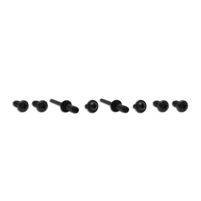 Corvette Weatherstrip Retainer Screws, Body Hinge Pillar Convertible, 1963-1967