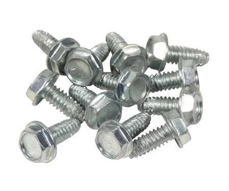 Corvette Hubcap Trim Bar Screws, 12 Piece 1 Cap, 1963