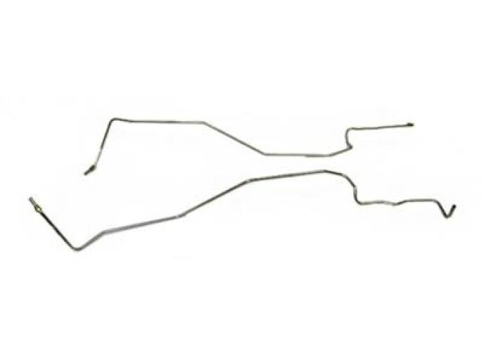 82 700r4 Automatic Transmission Cooling Lines - Stainless Steel - Pair