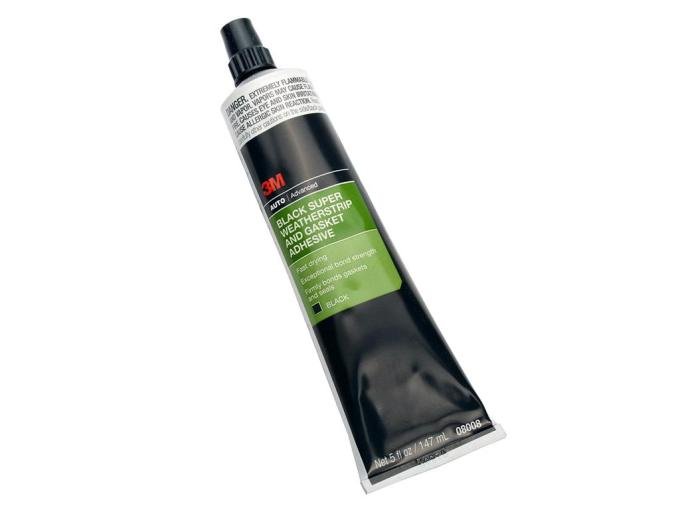 Weatherstrip Adhesive - Black 5 Ounce Tube