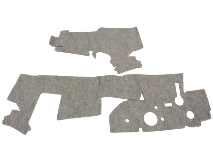 63-67 Dash Sound Deadener - Upper 2 Pieces Above Firewall Insulation