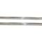 64-67 Coupe Door Outer Window Mouldings - Stainless Steel