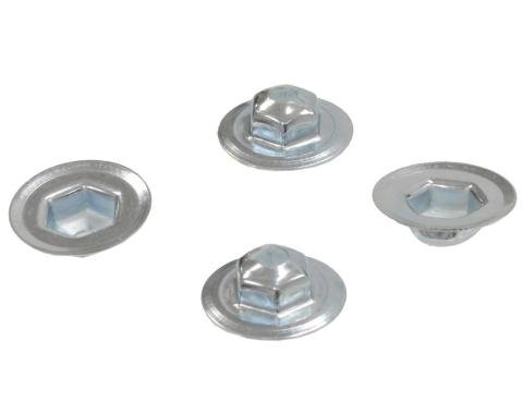 58-62 Windshield Wiper Transmission - Mount Set Nut - 4 Pieces