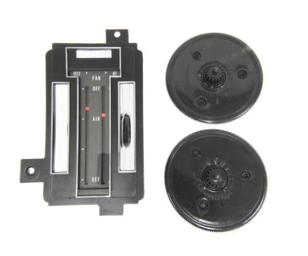 72-75 Heater Control Reface Kit - No Air Conditioning