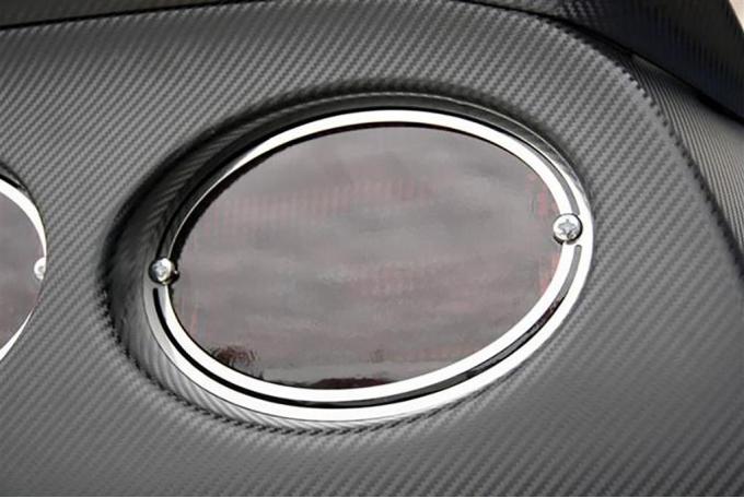 97-04 Polished Stainless Steel Slotted Tail Lamp Trim Rings