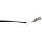 69-76 Hood Release Cable on Hood - 33" Long Black Casing
