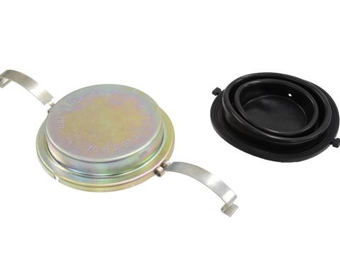 65-66 Master Cylinder Cap - No Power Brake With Clamps And Gasket