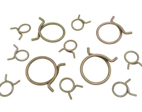 55-58 Hose Clamp Set - Radiator And Heater - 12 Pieces