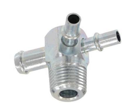 65-69 Intake Manifold Vacuum Fitting - Air Conditioning Automatic & Power Brakes