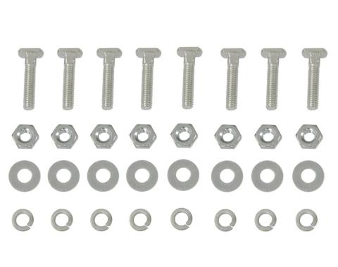 53-62 Windshield Frame T Bolts- Lower To Body with Nuts (Set of 32)