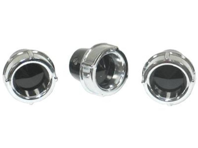 58 Heater Knob Set - Includes Fan Air And Temperature - 3 Pieces