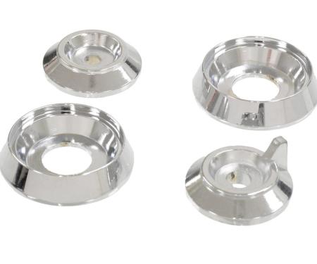 61-62 Radio Backplate Set - Bezel
