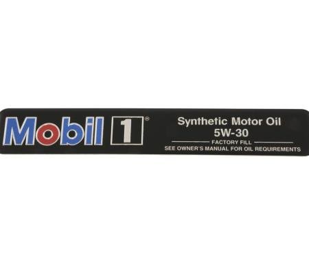 93-96 Under Hood Emblem - Late '93 Mobil 1