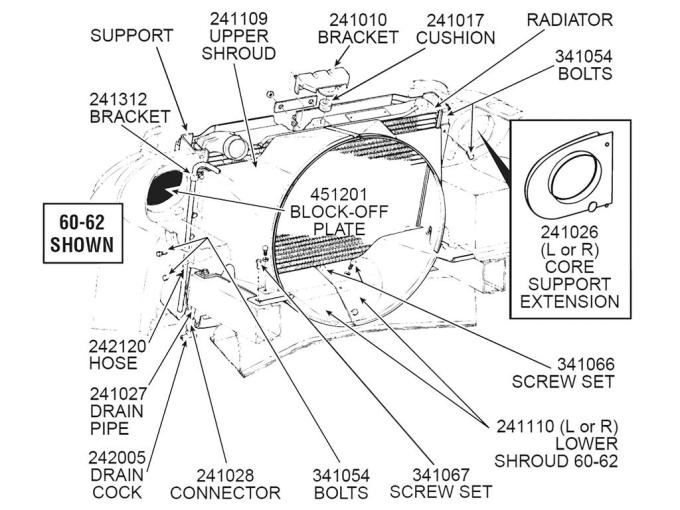 60-62 Fan Shroud - Lower Right