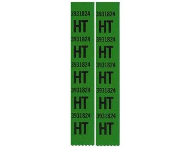 68-74 Front Coil Spring Labels / Decals - HT 327/350 with AC