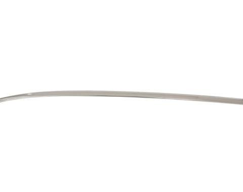 56-61 Door Side Chrome Moulding - Left Lower