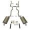 1963 Exhaust System - Complete Aluminized 4 Speed With Automatic 2"