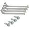 63-64 Exhaust Heat Shield Set - 2" With Straps And Screws