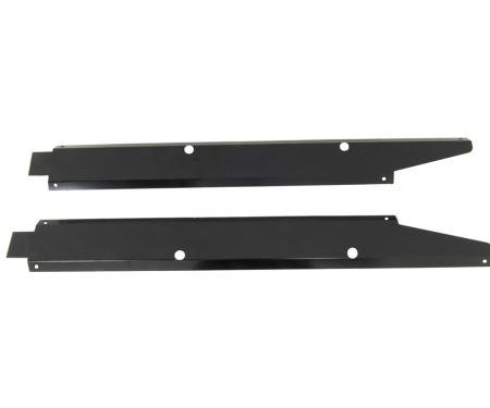 1958-1962 Wire Cover Floor Plates - Under Carpet - Pair