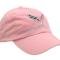 Pink C7 Embroidered Logo Low Profile Brushed Cotton Twill Hat