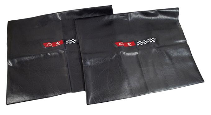 CA 1968-1982 Chevrolet Corvette Embroidered T Top Bags Black with 1981 Logo 41615