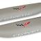 CA 2005-2013 Chevrolet Corvette Leather Armrest Pads with C6 Logo