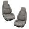 CA 1984-1988 Chevrolet Corvette Mounted Leather Like Seat Covers Standard No Perforations
