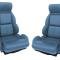 CA 1989-1992 Chevrolet Corvette Mounted Leather Like Seat Covers Standard