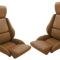 CA 1984-1988 Chevrolet Corvette Leather Like Seat Covers Standard No Perforations