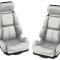 CA 1989-1992 Chevrolet Corvette Mounted Leather Like Seat Covers Standard