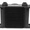 Earl's UltraPro Oil Cooler w/ Fan Pack, Black, 19 Rows, Narrow Cooler, 10 O-Ring Boss Female Ports FP219ERL