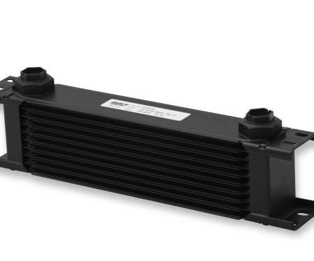 Earl's UltraPro Oil Cooler, Black, 10 Rows, Wide Cooler, 10 O-Ring Boss Female Ports 410ERL