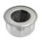 Corvette Oil Cap, Unvented with Solid Lifters, Chrome, 1962