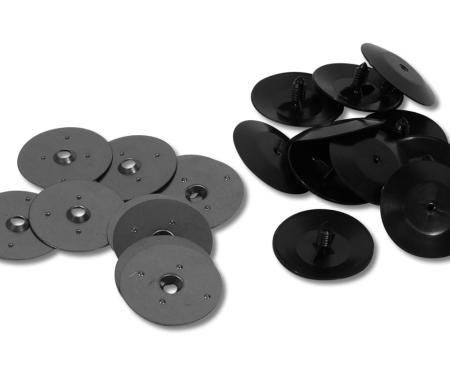 Redline Restomotive® 1976-1977 Chevrolet Corvette 16 Piece Hood Insulation Fastener Kit
