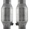 Pypes Crossmember Back w/X-Pipe Exhaust System 75-80 Corvette C3 Split Rear Dual Exit 2.5 in Intermediate And Tail Pipe Violator Mufflers/Hardware Incl Tip Not Incl Catalytic Converter Incl Exhaust SCC910VE