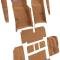 ACC 1971-1972 Chevrolet Corvette Roadster Auto Complete with Pad Cutpile Carpet