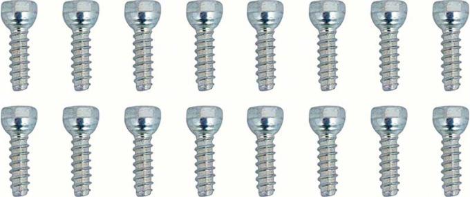 OER 1965-72 Rally Wheel Ornament Screw Set - 16 Piece *R306