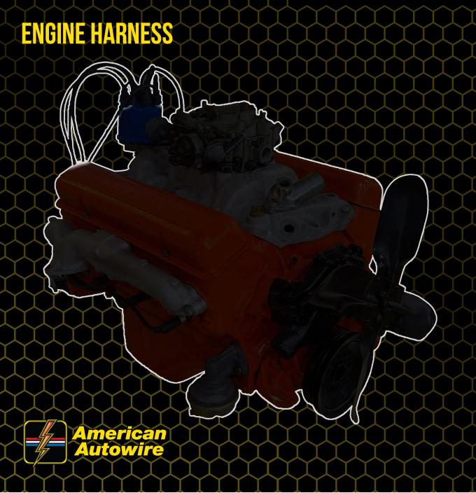 American Autowire 1964 Chevrolet Engine Harness - Hei CF40220H