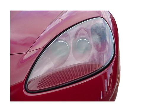 Corvette Headlight Assembly, Black, Left, 2005-2013