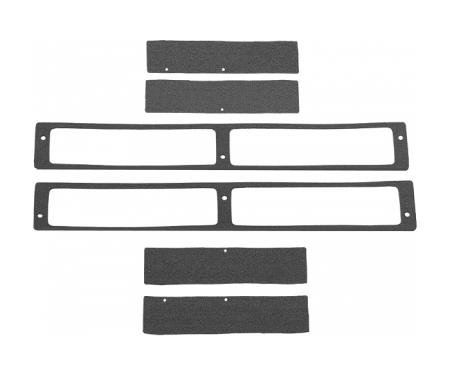 Corvette Astro Body Vent Seal Kit, Rear, 1968